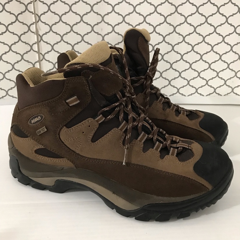 Asolo Brown Hiking Boots - Waterproof Mid-Height Women’s Boots Size 8.5